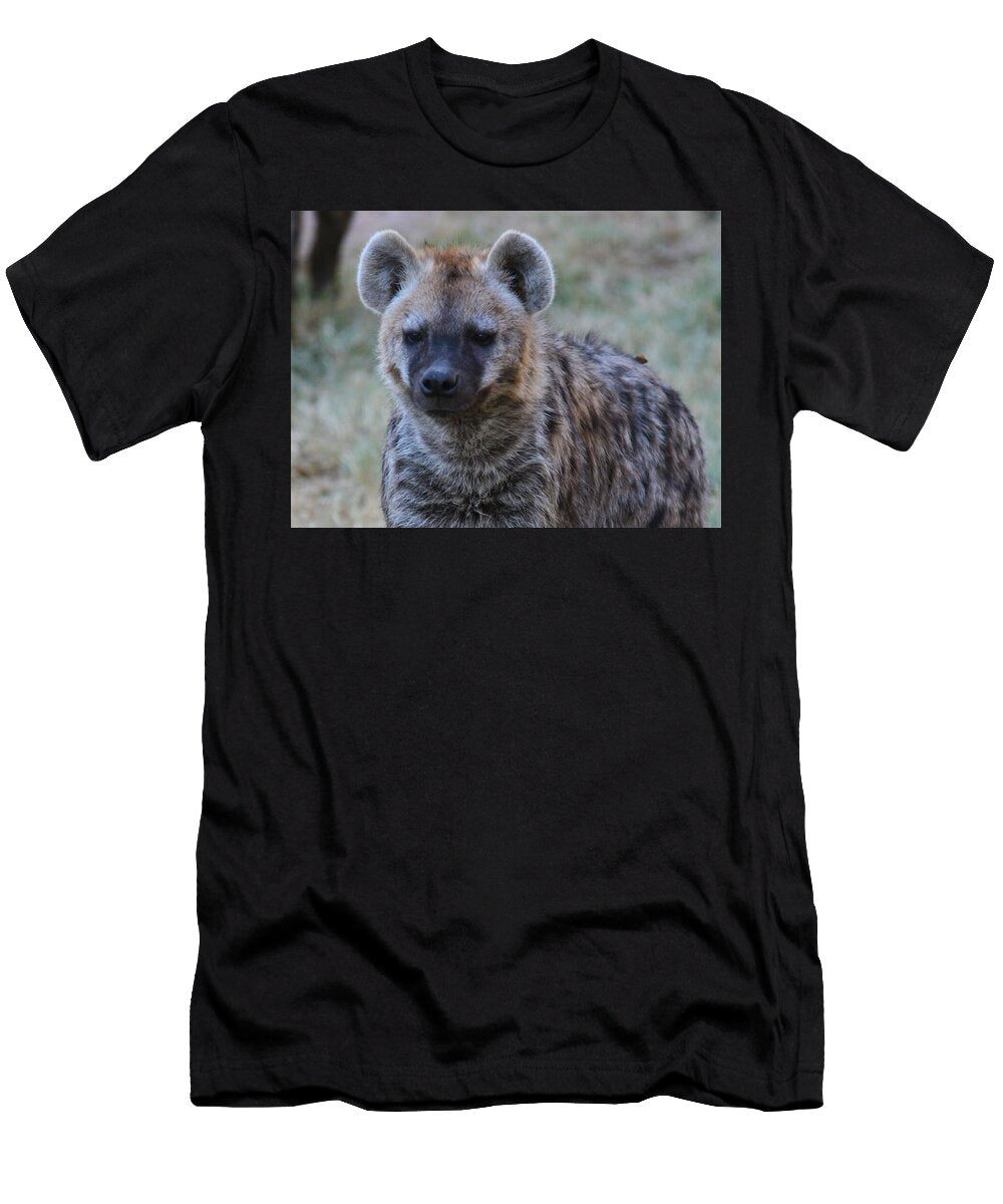 1 Spotted Hyena Portrait Brittney Powers T-Shirt