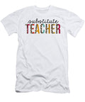 1 Substitute Teacher Leopard Funny Teaching Appreciation Jensen Cena T-Shirt