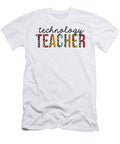 1 Technology Teacher Leopard Funny Teaching Appreciation Jensen Cena T-Shirt