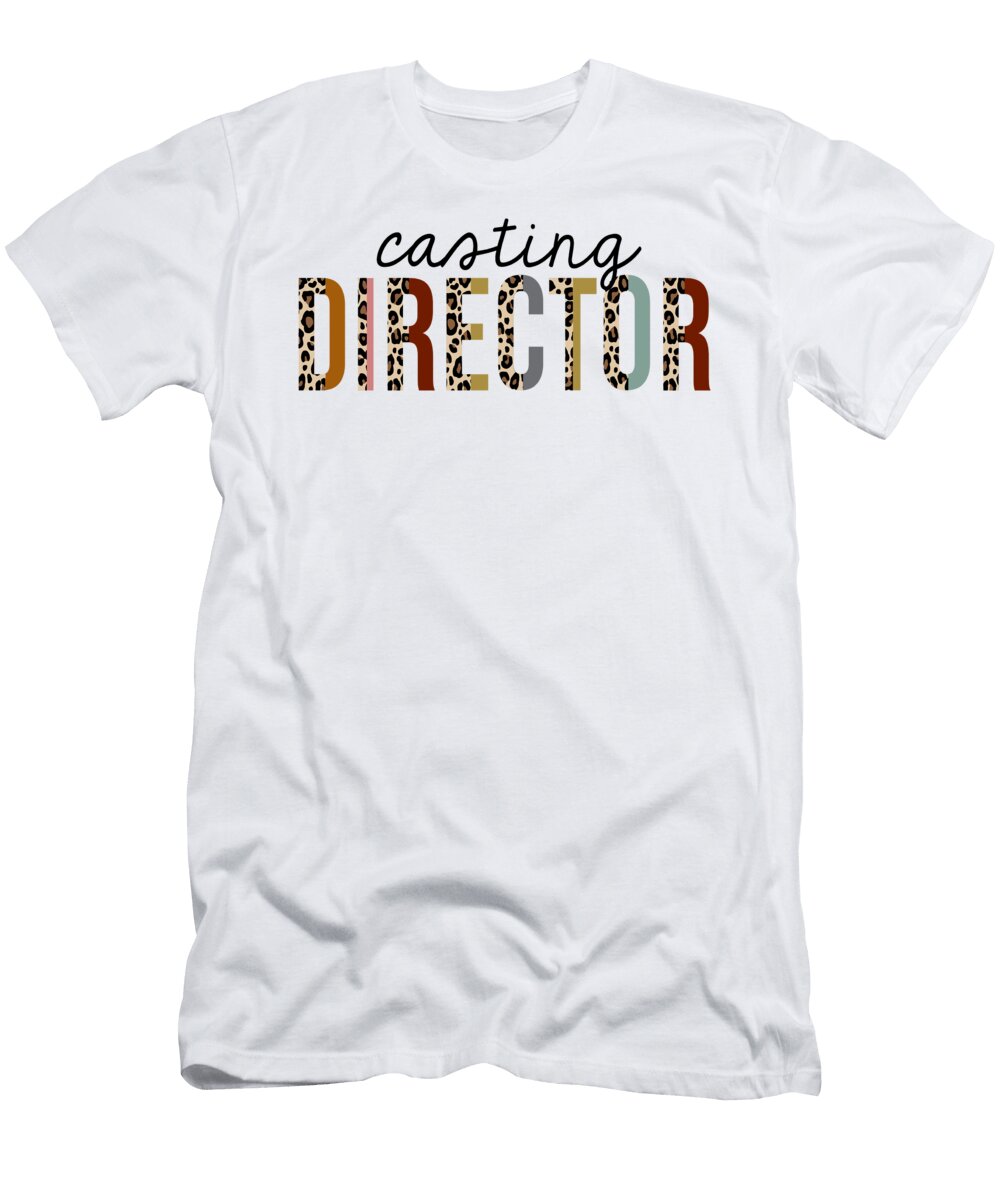 Casting Director Leopard Print Funny Jensen Cena T-Shirt