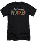 Childcare Worker Leopard Print Funny Appreciation Jensen Cena T-Shirt
