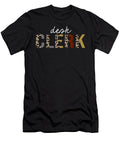 Desk Clerk Leopard Print Funny Appreciation Jensen Cena T-Shirt
