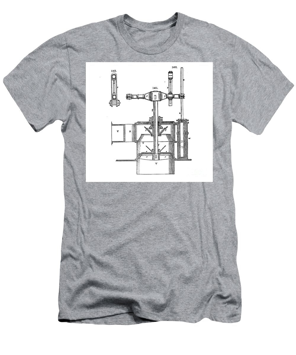 Details of a Steam Engine G4 Historic Illustrations T-Shirt