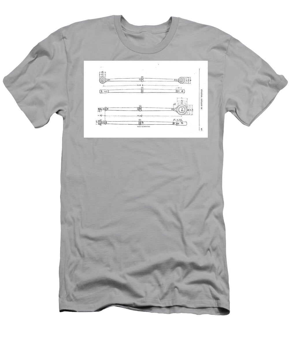 Details of an Engine G5 Historic Illustrations T-Shirt