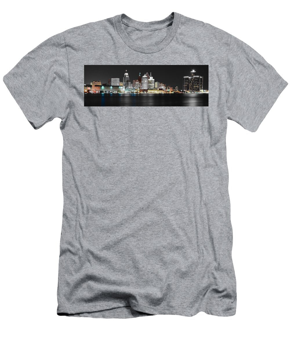 Detroit in Black and Color Frozen in Time Fine Art Photography T-Shirt