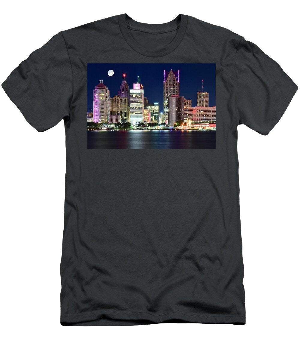 Detroit Night Frozen in Time Fine Art Photography T-Shirt