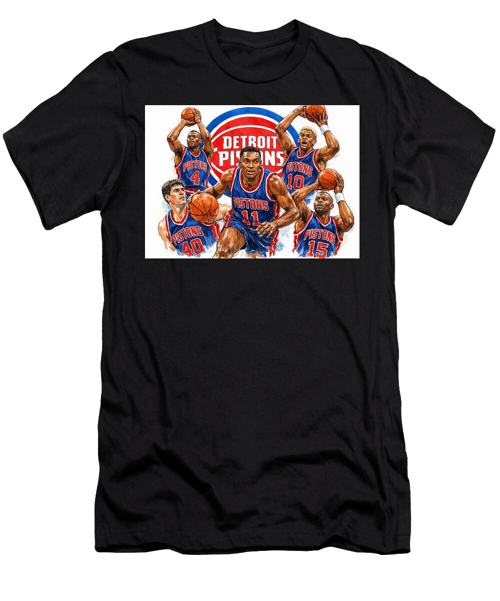 Detroit Pistons Bad Boys 2 All Sports T-Shirt