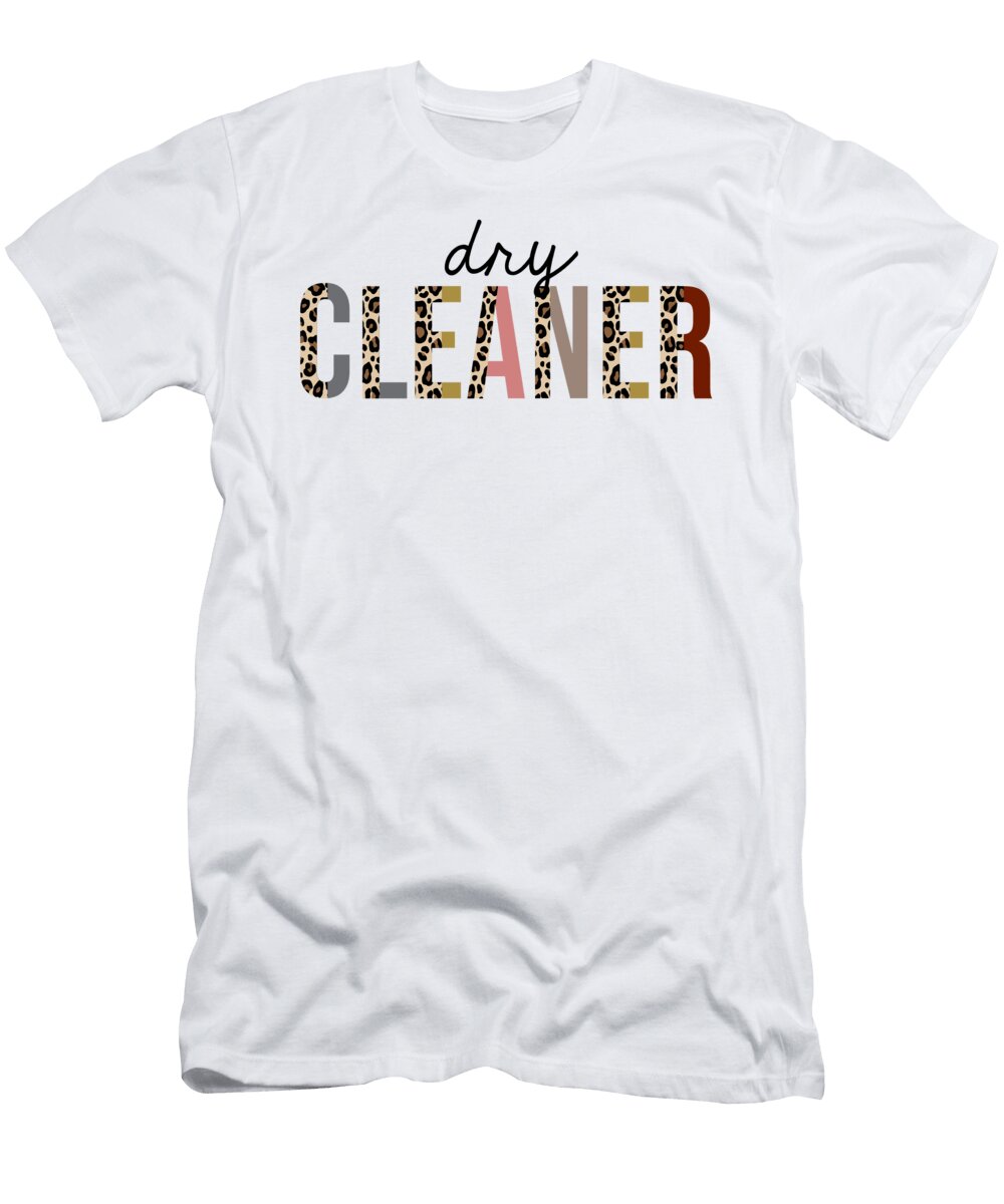 Dry Cleaner Leopard Print Funny Jensen Cena T-Shirt