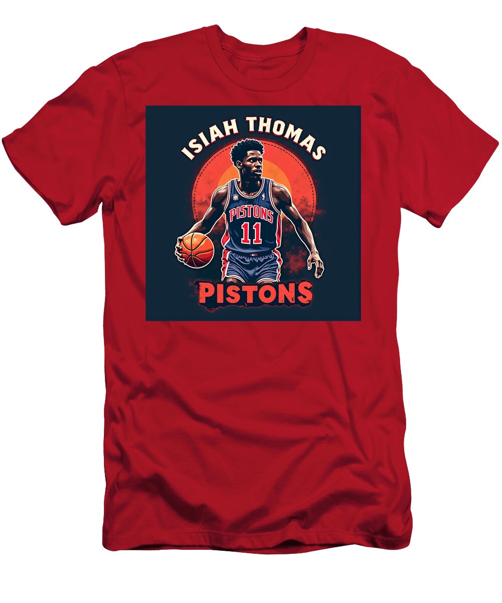 Isiah Thomas Detroit Pistons Tribute Buddy Marleybea T-Shirt