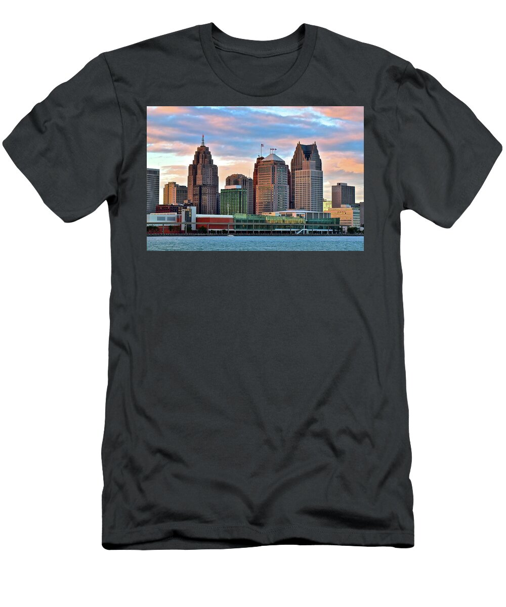 Sunset in the Motor City Frozen in Time Fine Art Photography T-Shirt