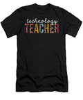 Technology Teacher Leopard Funny Teaching Appreciation Jensen Cena T-Shirt