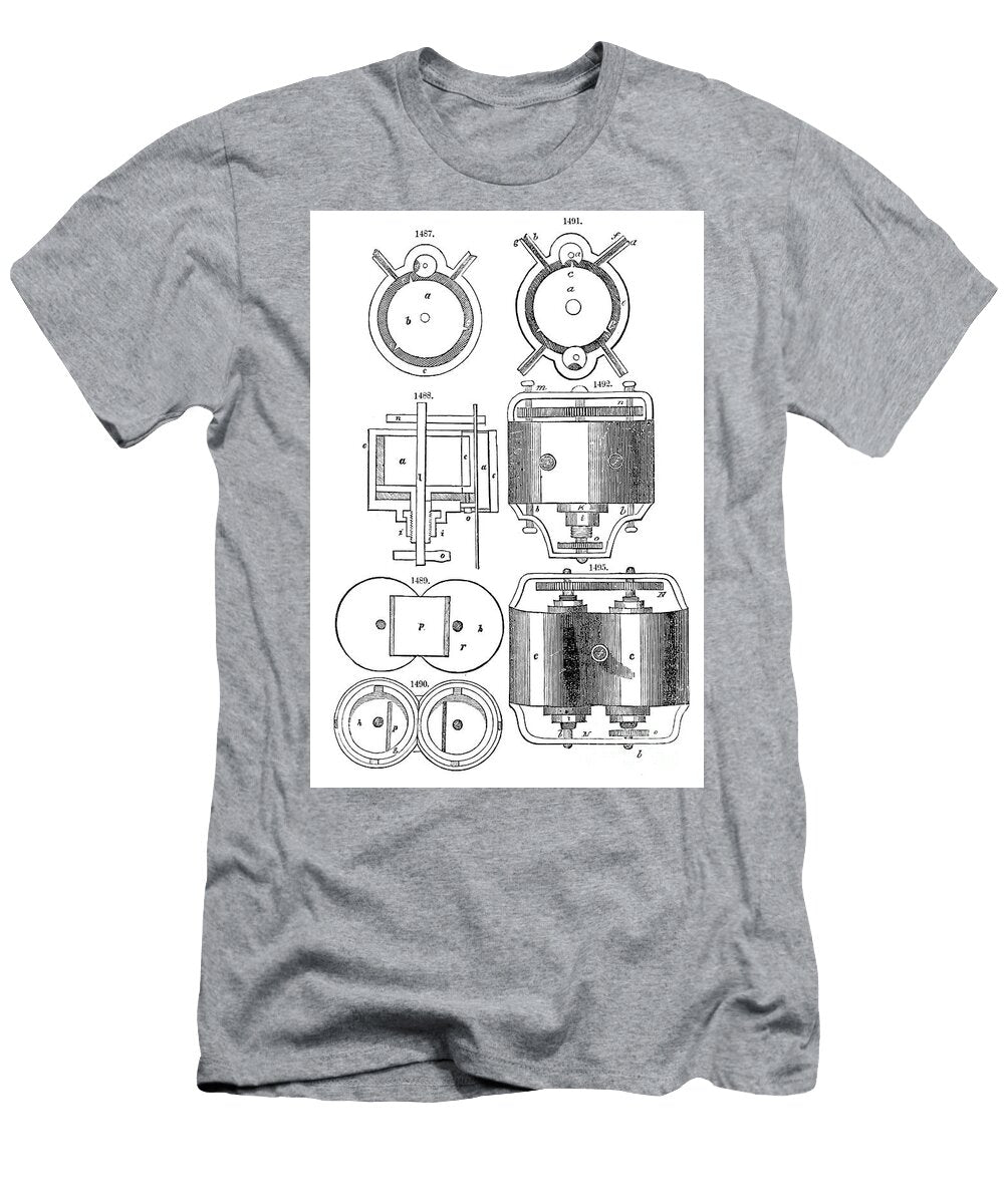 Varieties of Steam Engines G1 Historic Illustrations T-Shirt