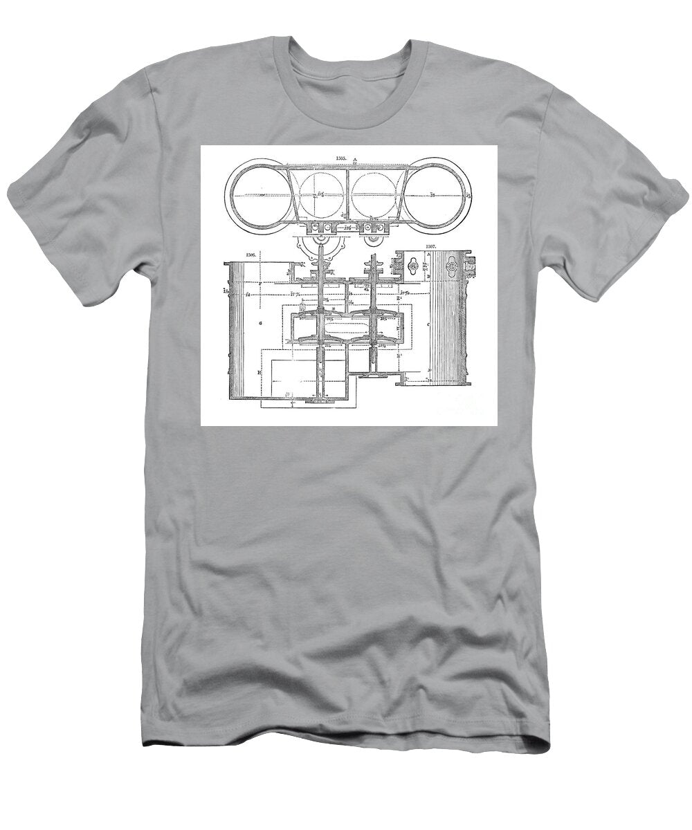 Varieties of Steam Engines G4 Historic Illustrations T-Shirt