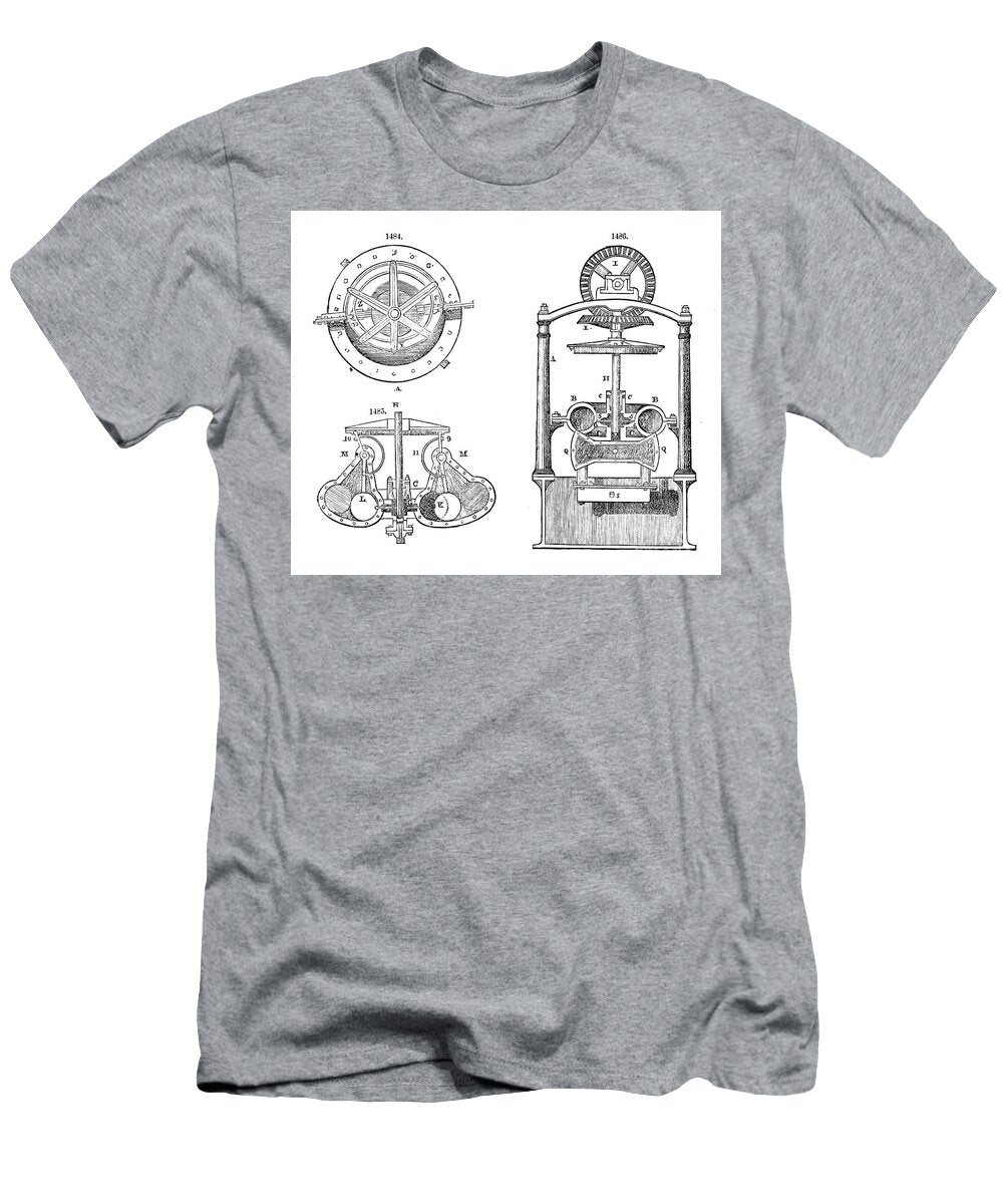 Varieties of Steam Engines G5 Historic Illustrations T-Shirt