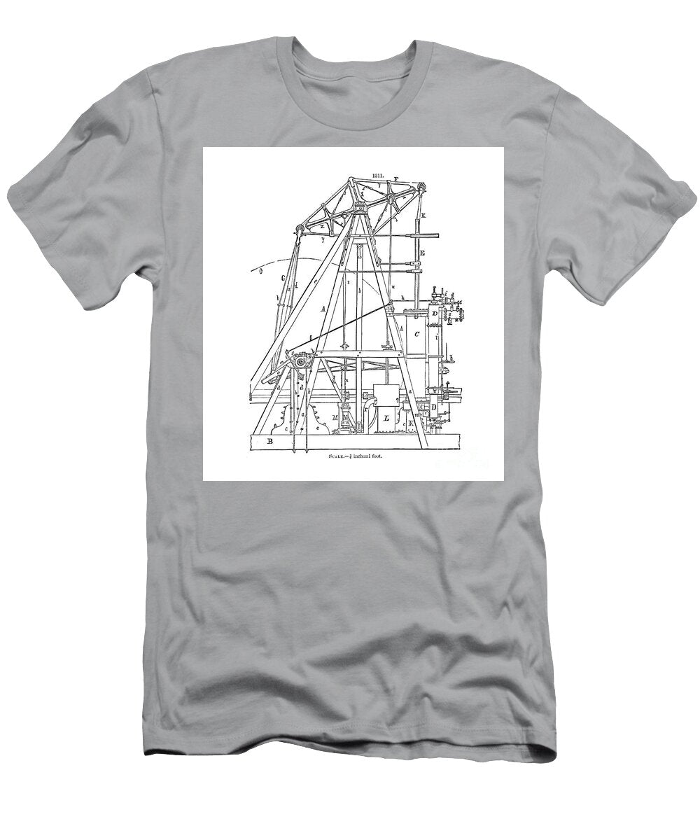 Varieties of Steam Engines G6 Historic Illustrations T-Shirt
